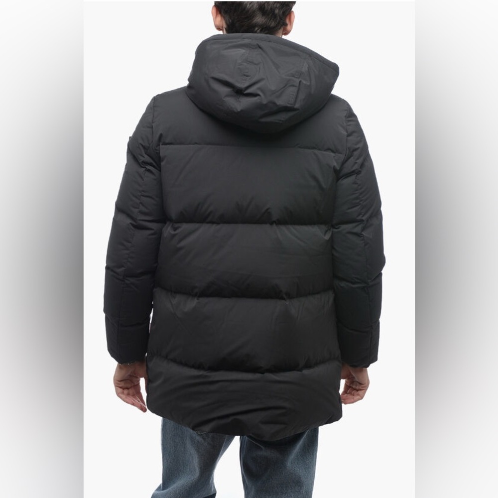 Woolrich Solid Color Sierra Down Jacket With Hidd… - image 4